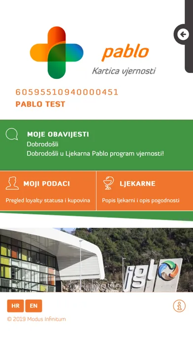 Tangkapan layar Ljekarna Pablo