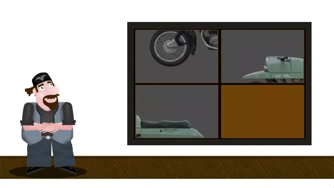 Captures d'écran de Educational Games - Motorcycles