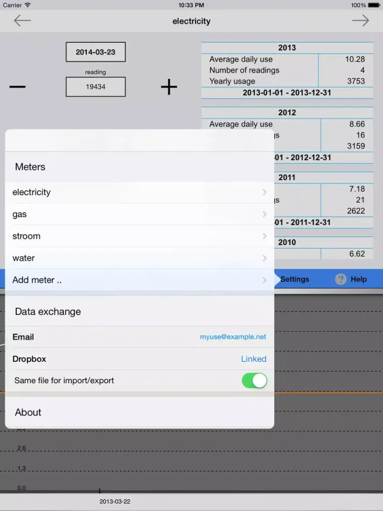 Tangkapan skrin myUse iPad 