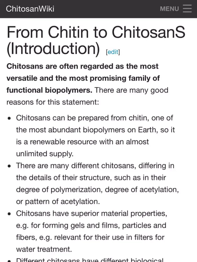 Chitosan Wiki iPad  Ekran Görüntüleri