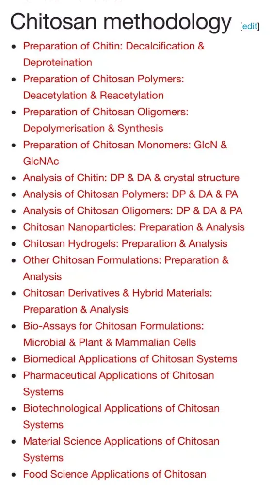 Chitosan Wiki Ekran Görüntüleri