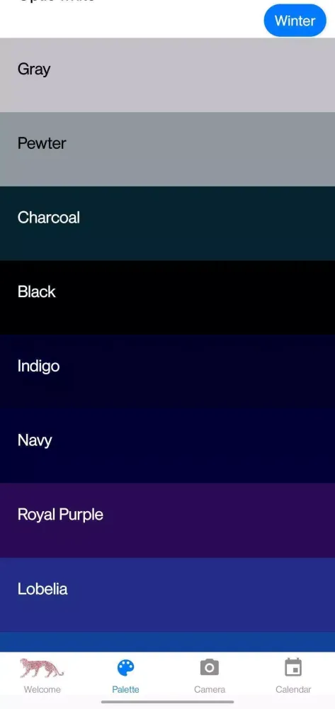 Red Leopard - colour analysis स्क्रीनशॉट