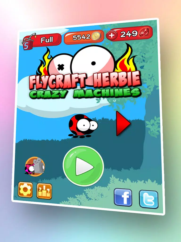 ภาพหน้าจอของ FlyCraft Herbie: Crazy Machines iPad 