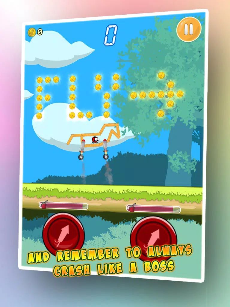 ภาพหน้าจอของ FlyCraft Herbie: Crazy Machines iPad 