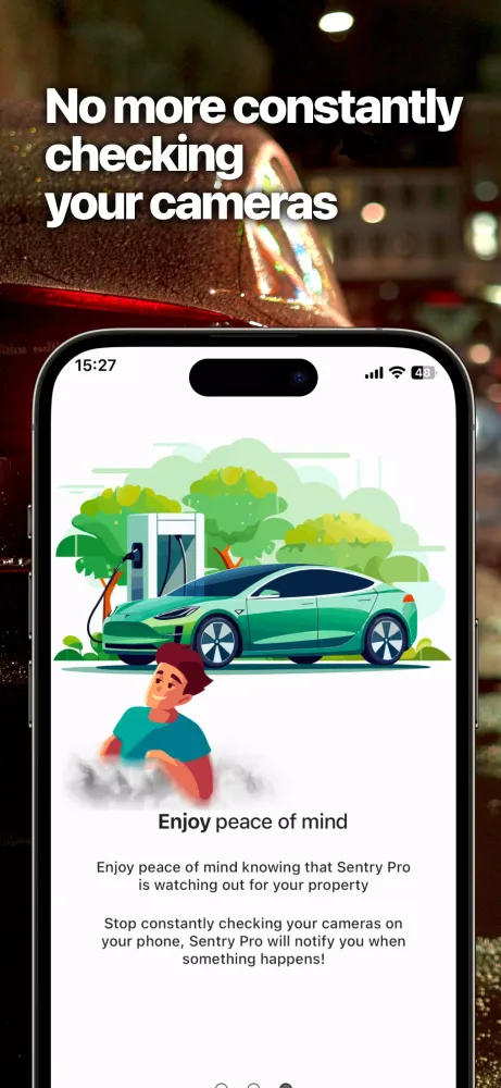 Sentry Pro—Tesla Notifications Screenshots