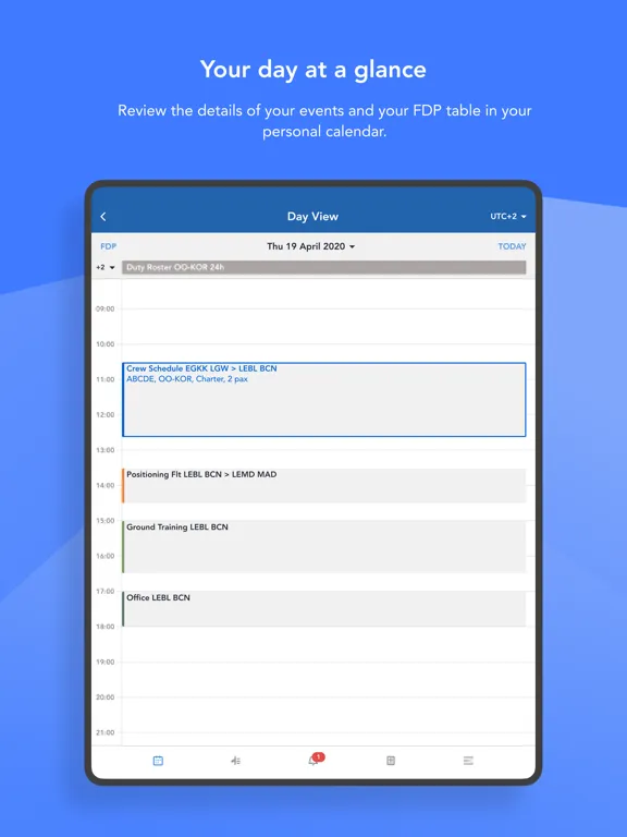 NuvolOps Crew App iPad  Screenshots