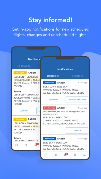 NuvolOps Crew App Screenshots