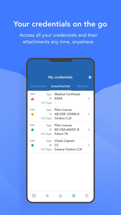 NuvolOps Crew App Screenshots