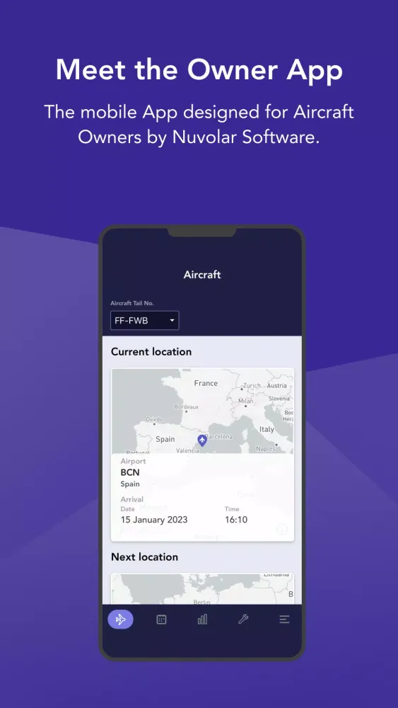 Zrzuty ekranu NuvolOps Owner App