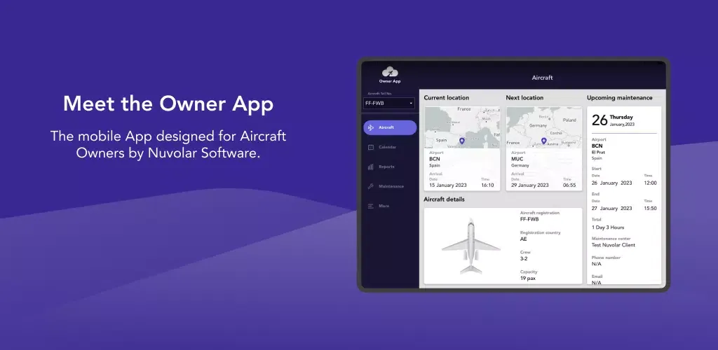 Zrzuty ekranu NuvolOps Owner App