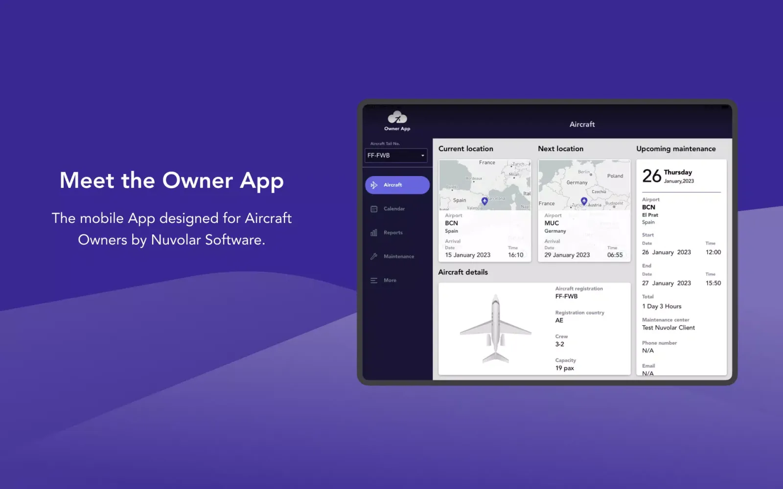 Zrzuty ekranu NuvolOps Owner App