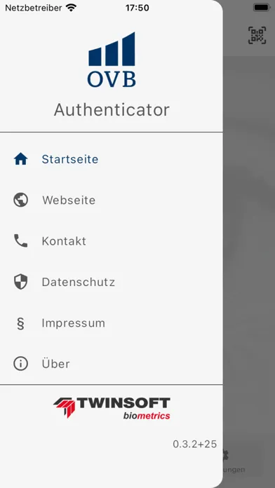 OVB Multi Factor Authenticator Screenshots