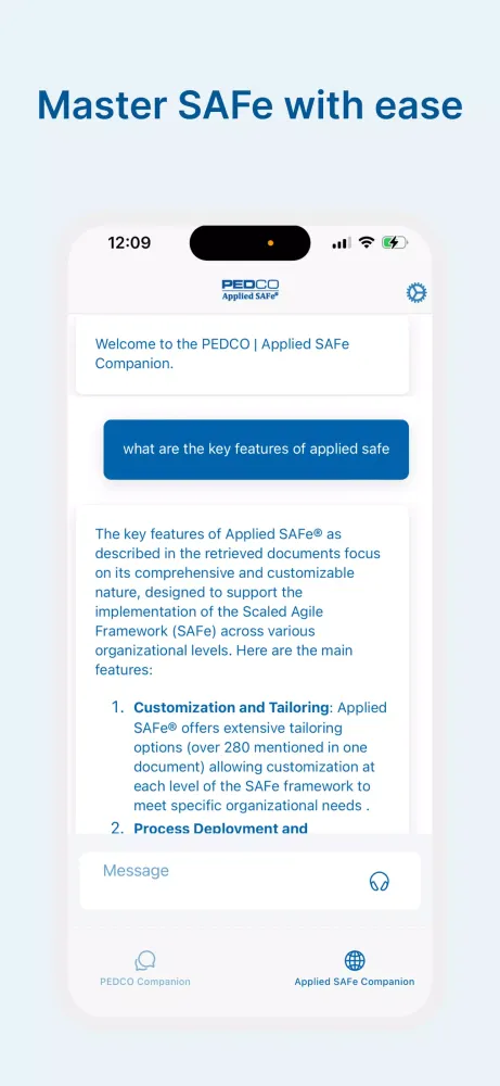Applied SAFe Companion Ekran Görüntüleri