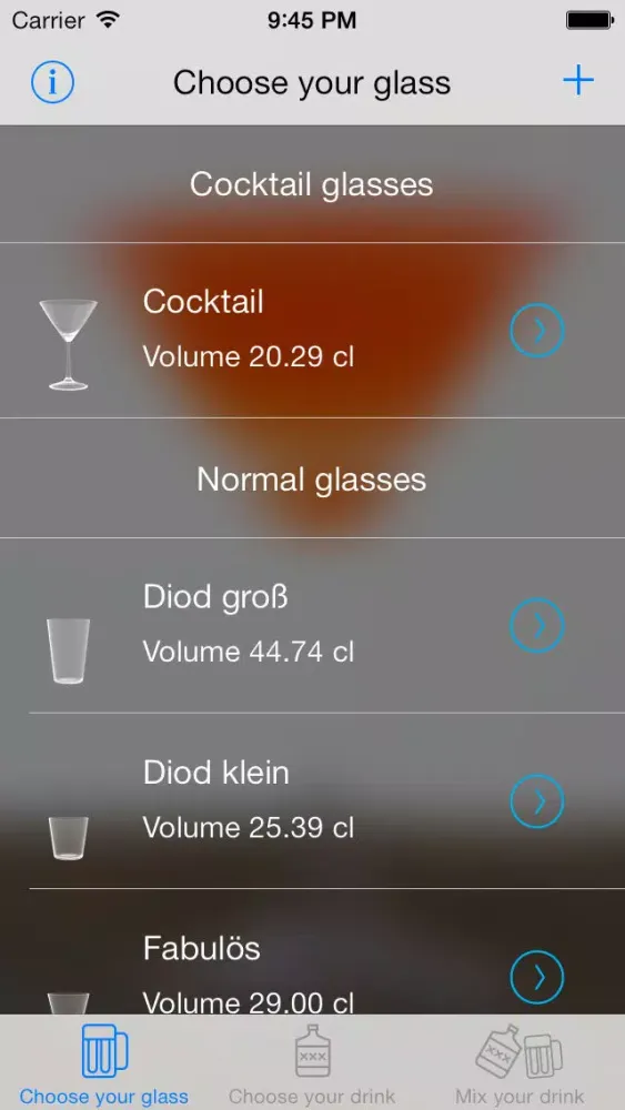 Capturas de tela do Cocktails - Virtual Drink Mixer and Recipes
