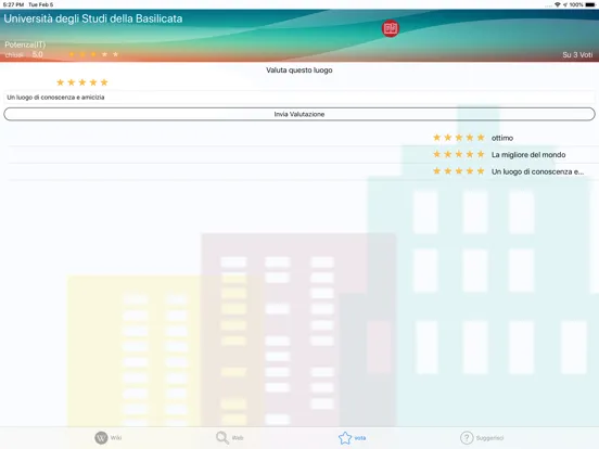 Zrzuty ekranu WhatsThat, L'AR per viaggiare iPad 