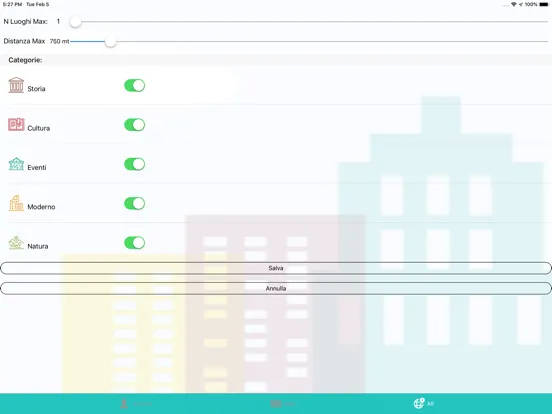 Zrzuty ekranu WhatsThat, L'AR per viaggiare iPad 