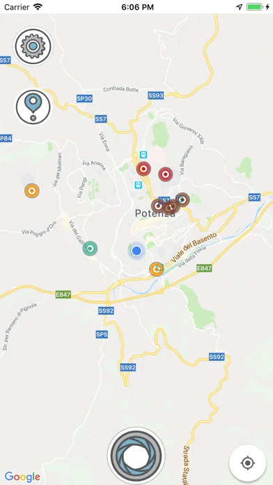 Zrzuty ekranu WhatsThat, L'AR per viaggiare
