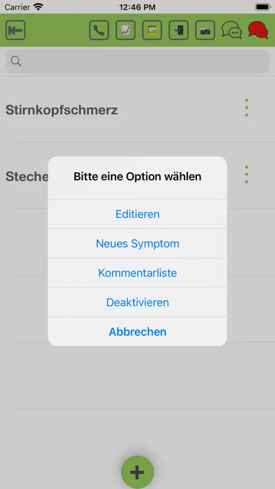 Tangkapan layar Meine Homöopathie-Therapeuten