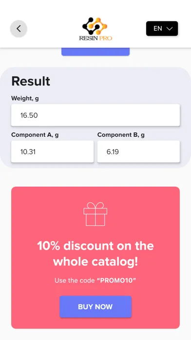 Resin Calculator by ResinPro应用截图