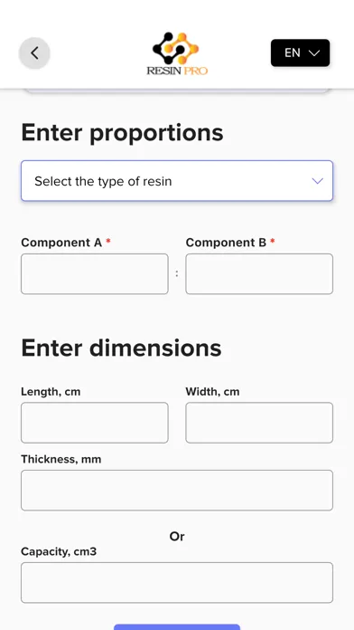 Resin Calculator by ResinPro应用截图