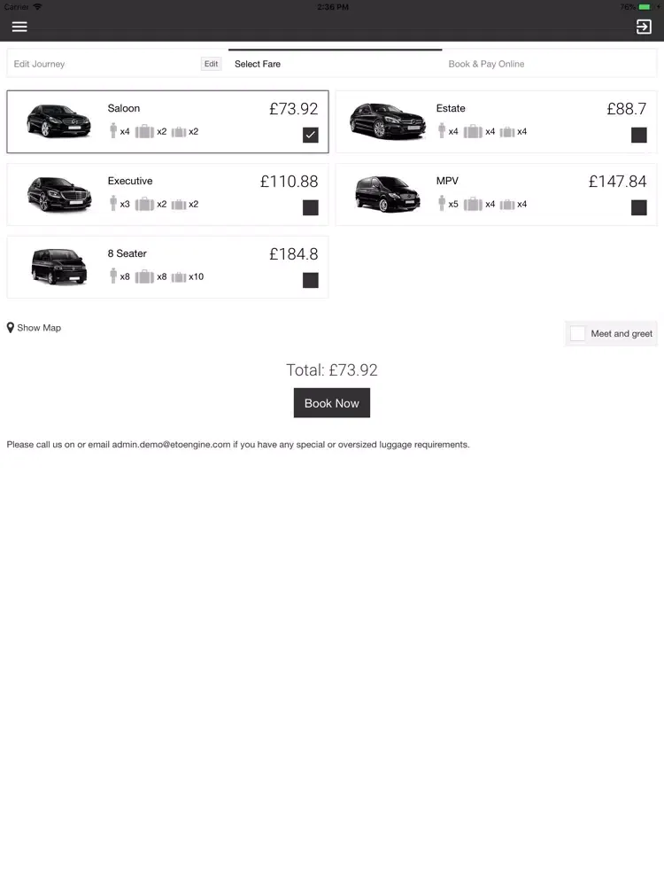 Скриншоты Rome Minicab iPad 