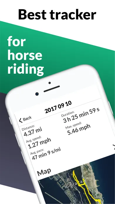 Capturas de tela do Horse Riding Tracker