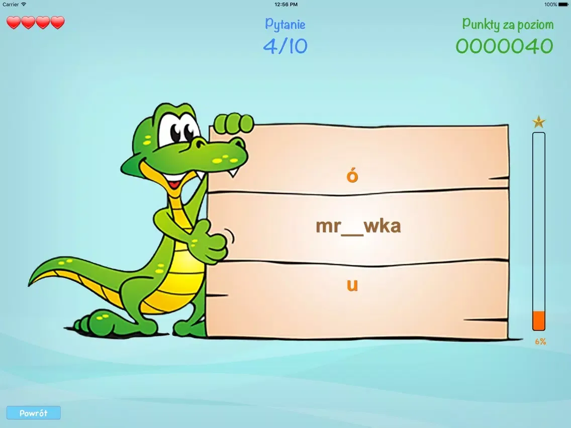Tangkapan skrin Ortografia dla Dzieci - nauka pisowni poprzez zabawę iPad 