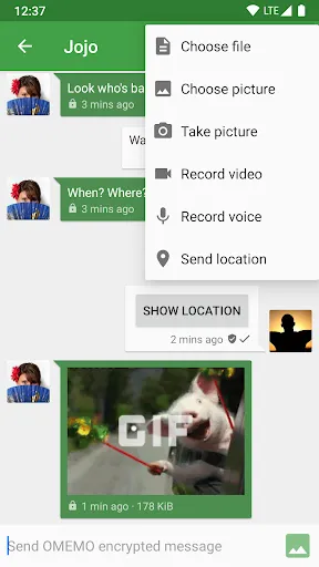 Conversations (Jabber / XMPP) Screenshots