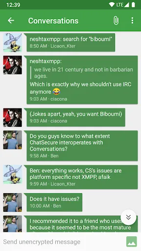 Conversations (Jabber / XMPP) Screenshots