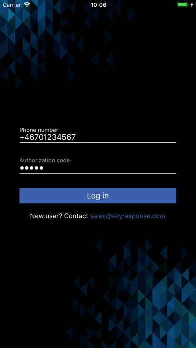 Skyresponse:alarm Screenshots