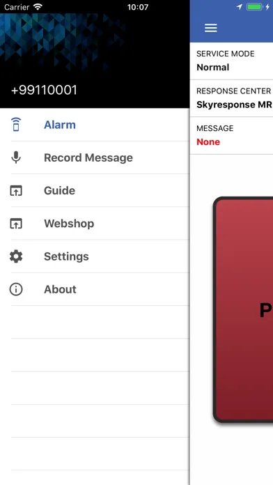 Skyresponse:alarm Screenshots