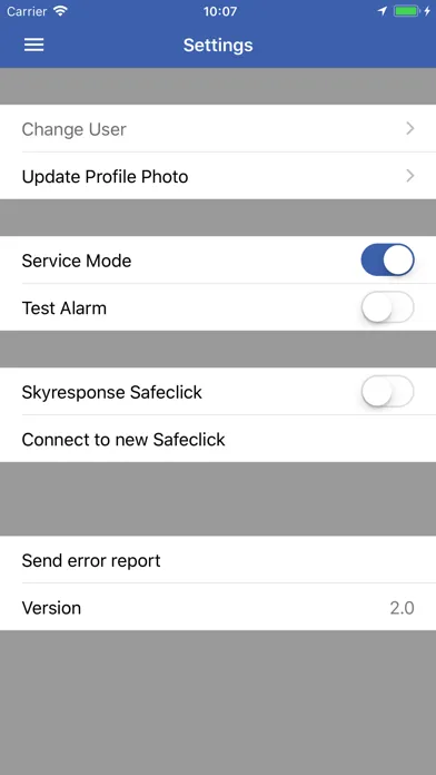 Skyresponse:alarm Screenshots