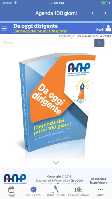 Capturas de pantalla de ANP l'agenda del dirigente