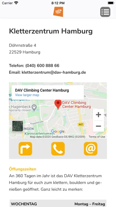 Скриншоты DAV Kletterzentrum Hamburg