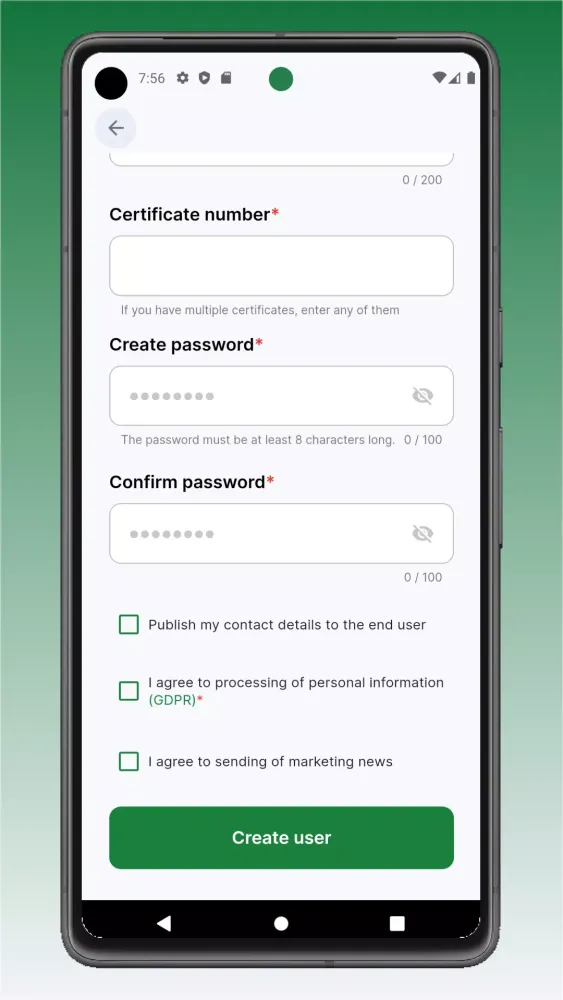 ภาพหน้าจอของ EKOM App
