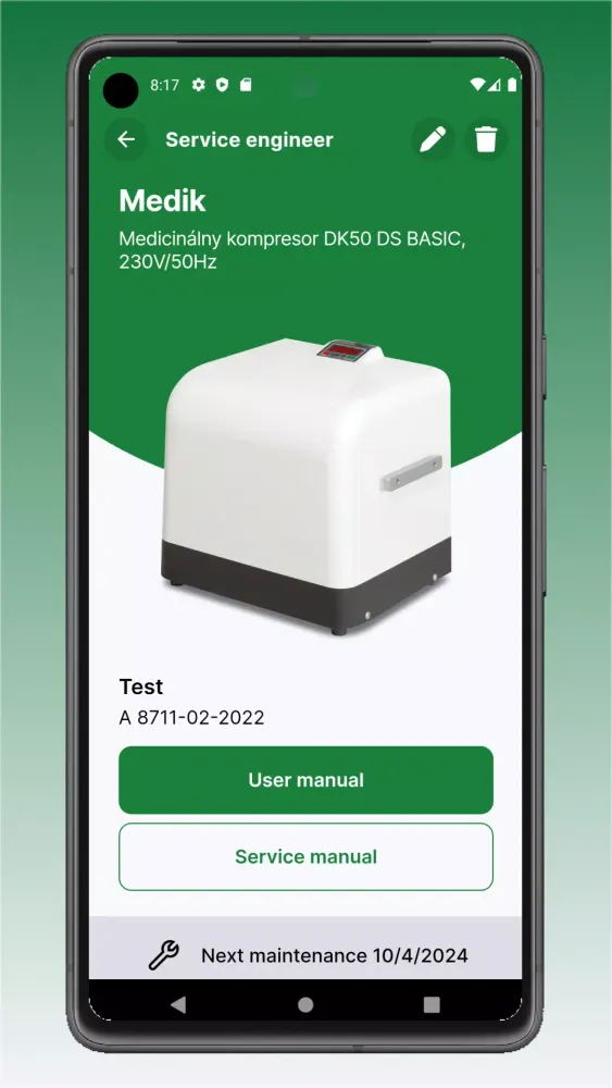 ภาพหน้าจอของ EKOM App