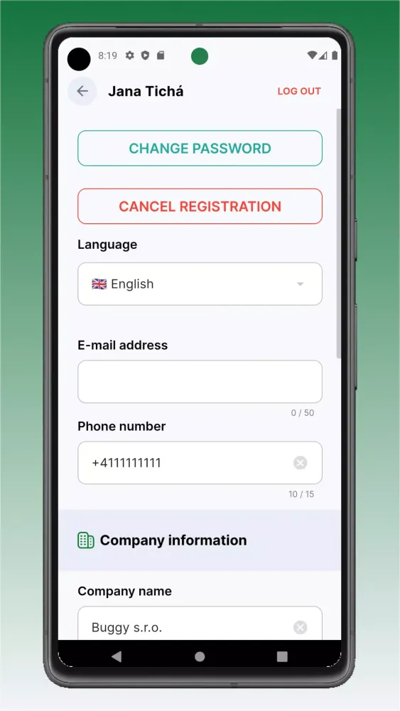 ภาพหน้าจอของ EKOM App