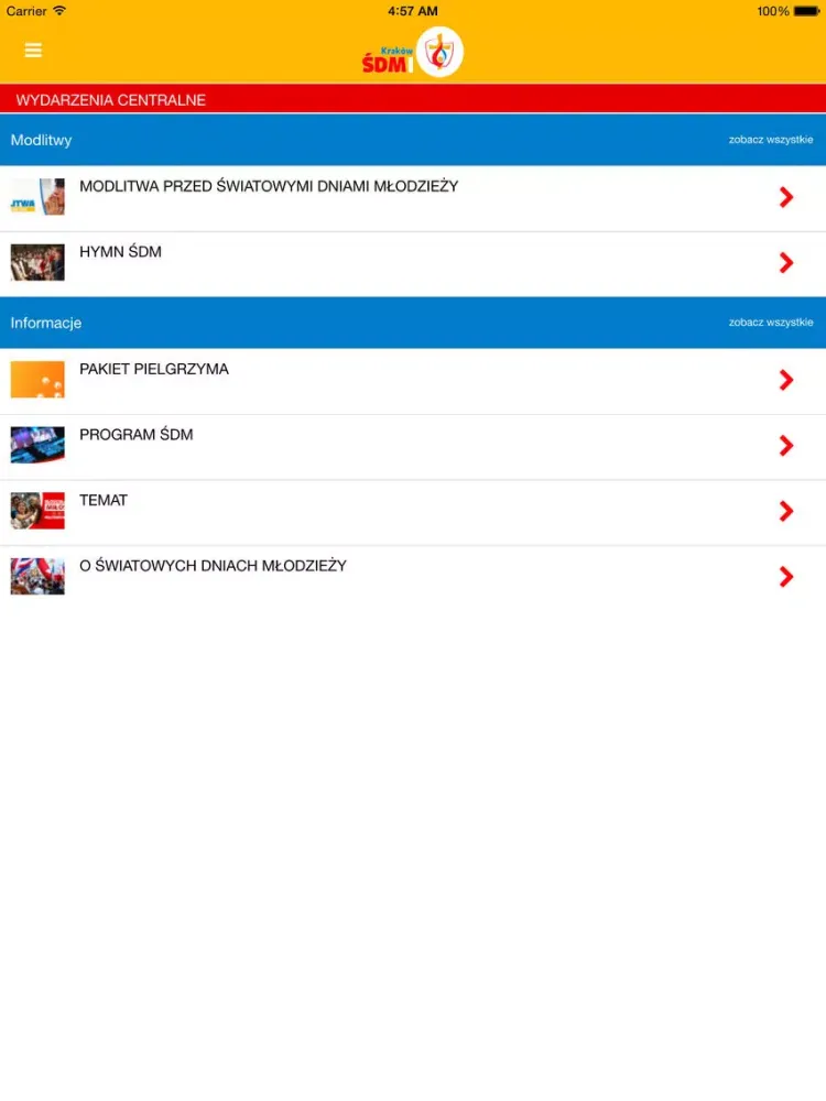 WYD Info iPad 应用截图