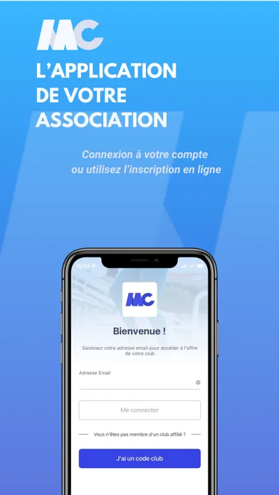 Capturas de tela do MonClub App