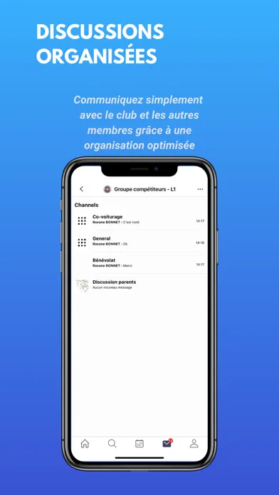 Capturas de tela do MonClub App