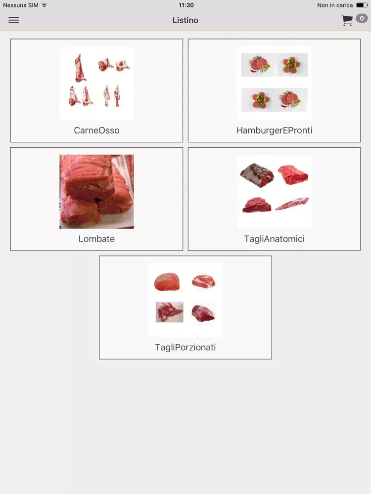 Ảnh chụp màn hình của CarniMarche iPad 