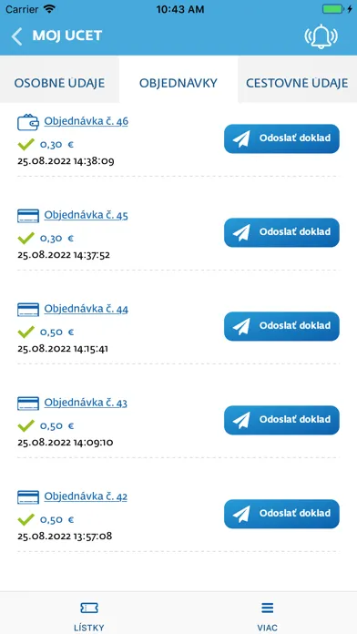 ภาพหน้าจอของ BUS Trenčín