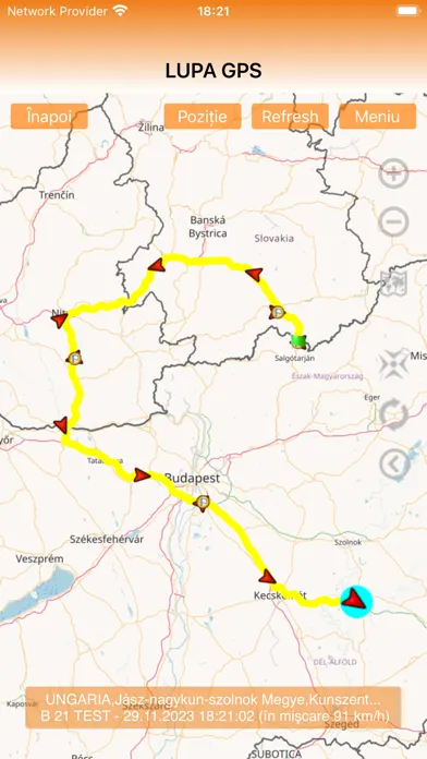 Lupa GPS Ekran Görüntüleri