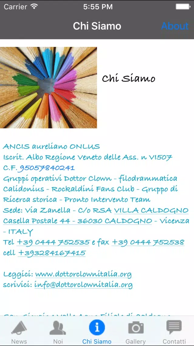 Tangkapan skrin Dottor Clown Italia