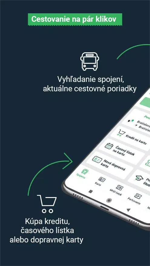 Screenshot di Dopravná karta v mobile