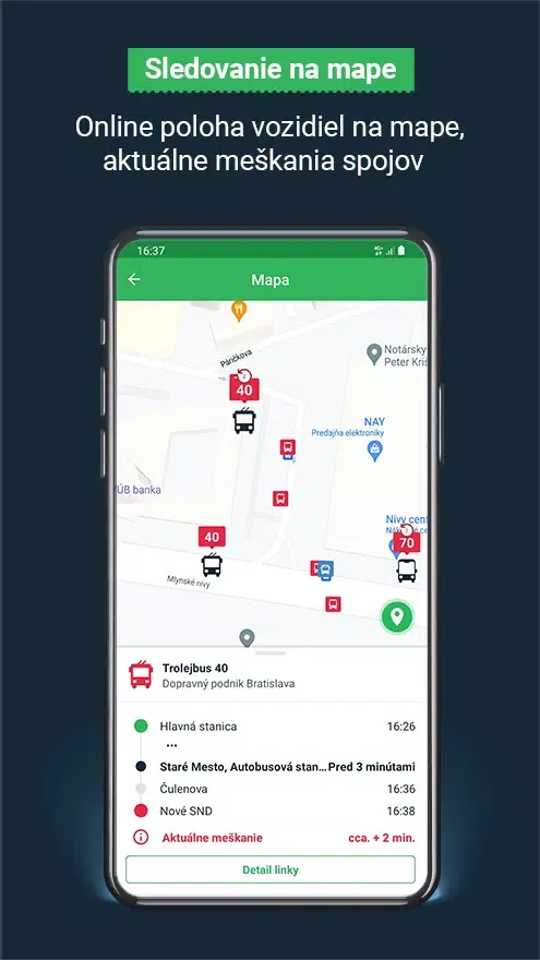 Screenshot di Dopravná karta v mobile