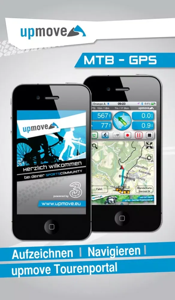 صور upmove GPS for mountainbike powered by Drei