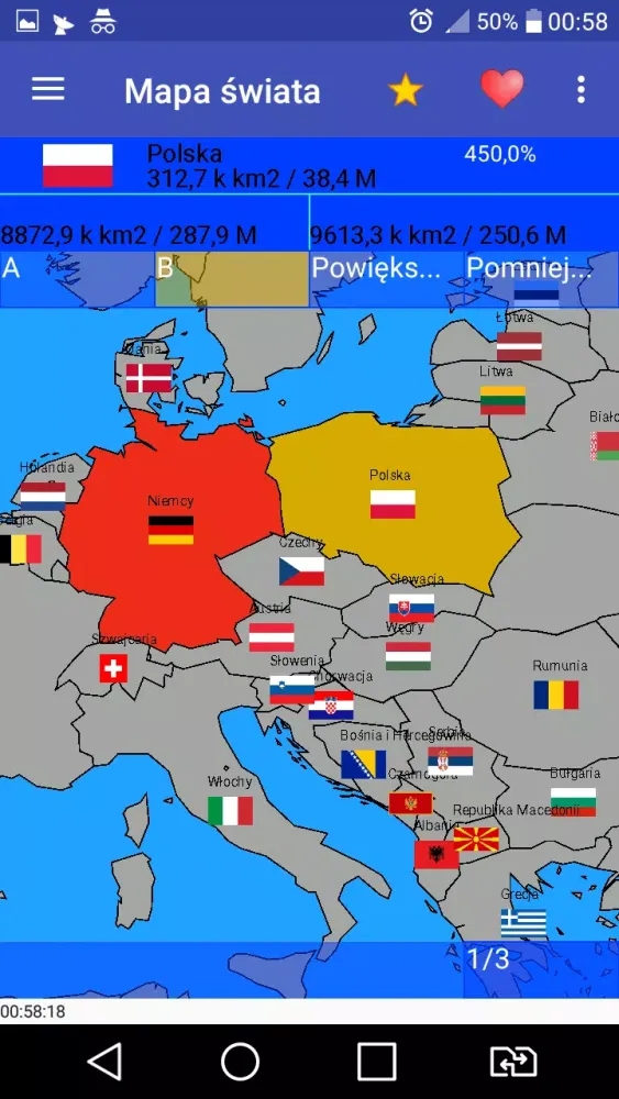 Captures d'écran de World Map PRO