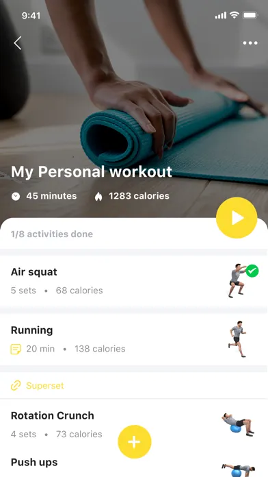 Screenshot di Aquila 360 Fitness App