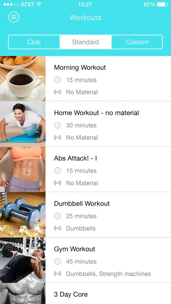 Скриншоты AVAIL Fitness